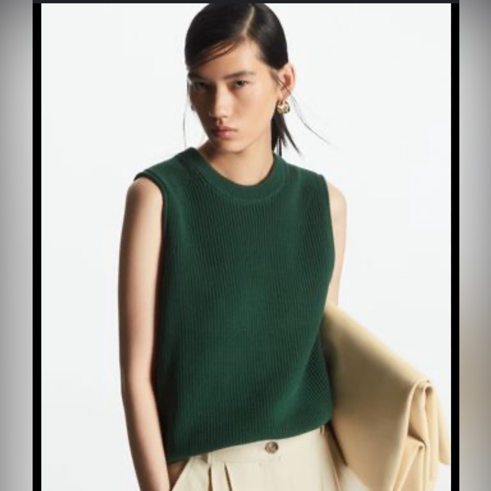 COS Knitted Cotton Tank